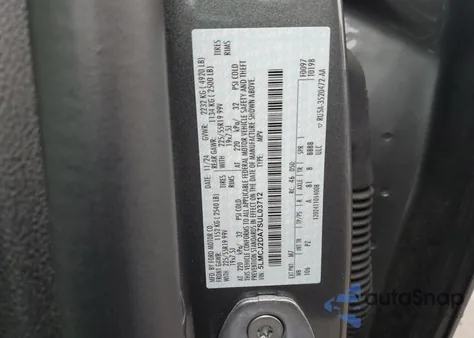 2025 Lincoln Corsair Reserve z USA, uszkodzony, nr VIN 5LMCJ2DA7SUL03712